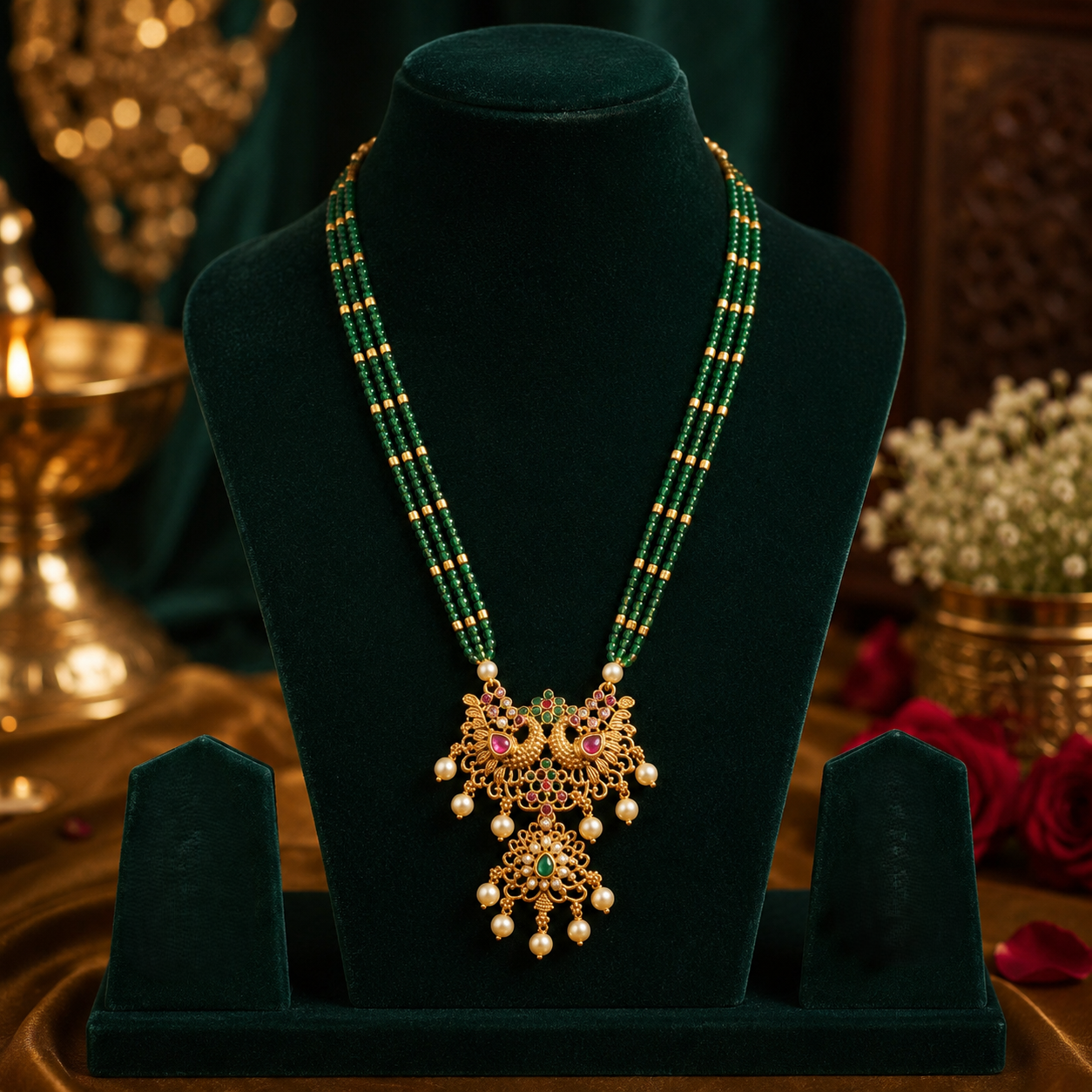 Peacock Pendant Haram