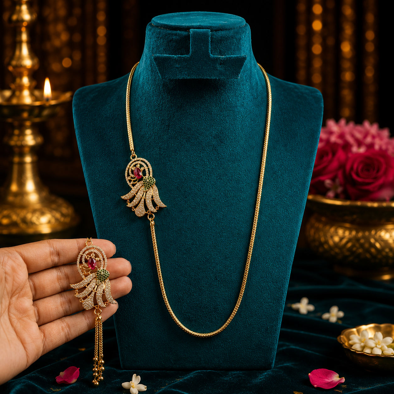 Side Locket Chain