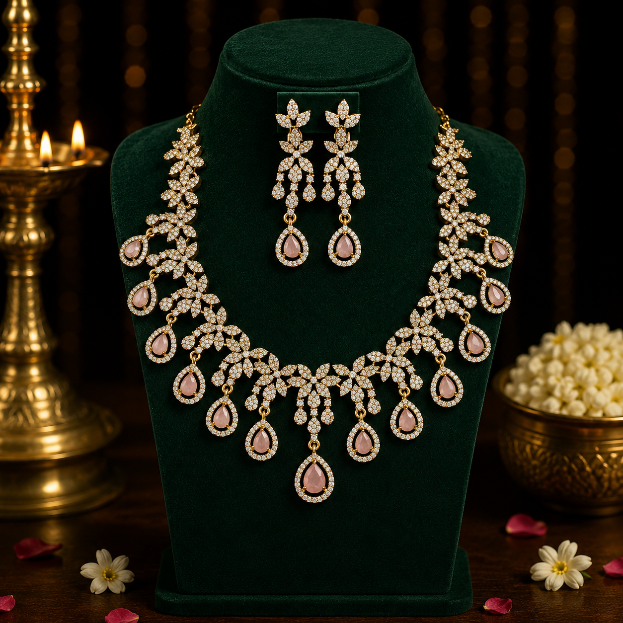 Stone Necklace Set