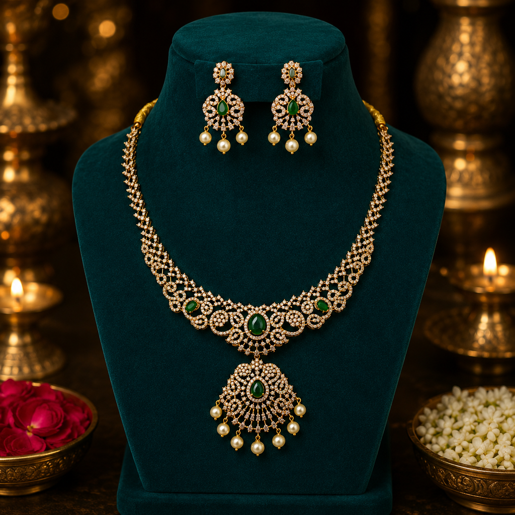Mehandi Finishing Necklace