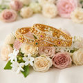 Floral Gold Bangles