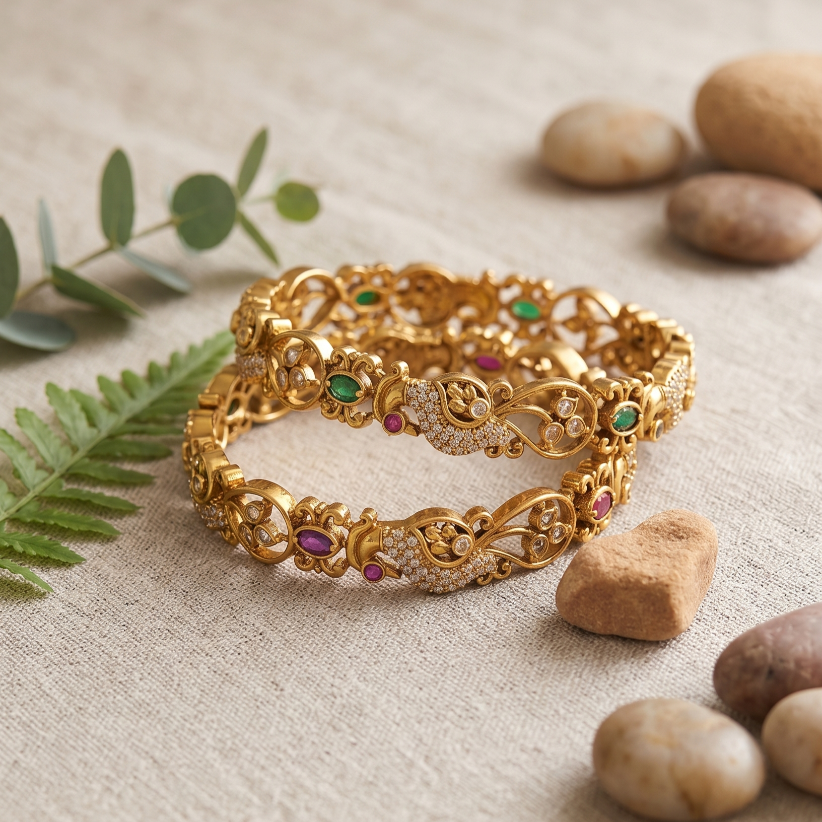 Gold Plated Bangles