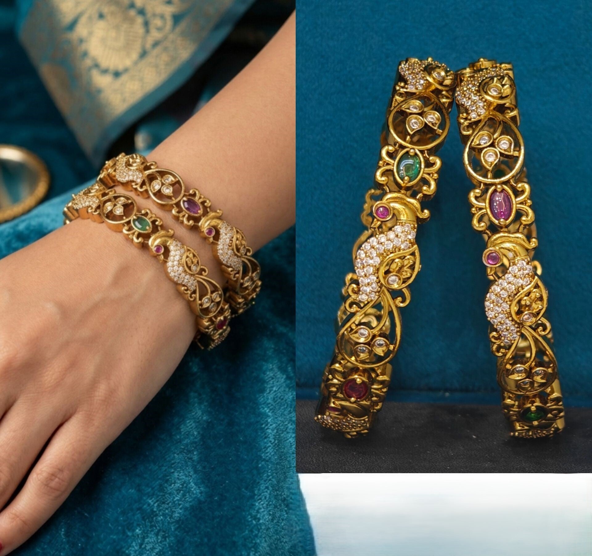 Gold Plated Bangles