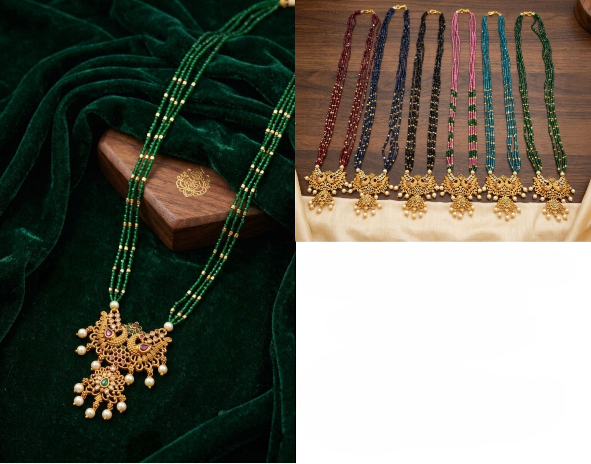 Peacock Pendant Haram