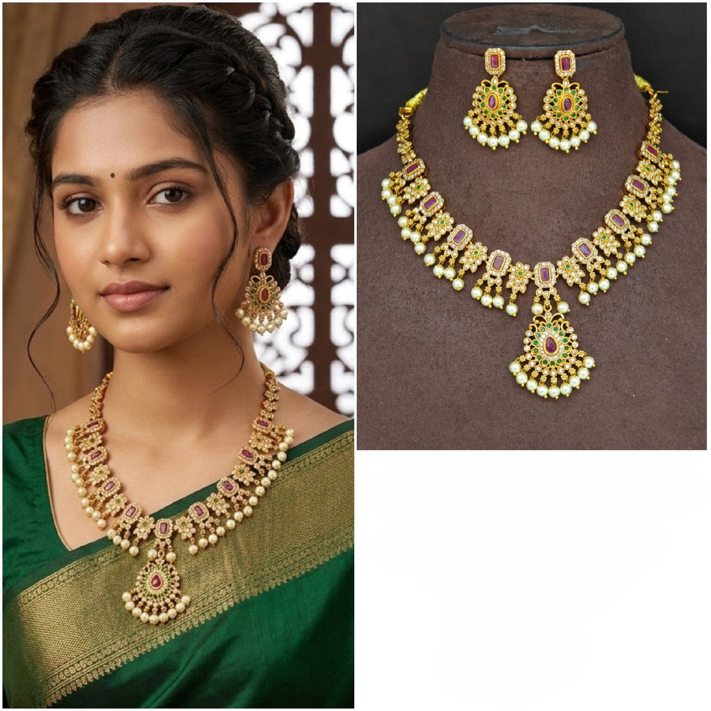 Stone Necklace Set